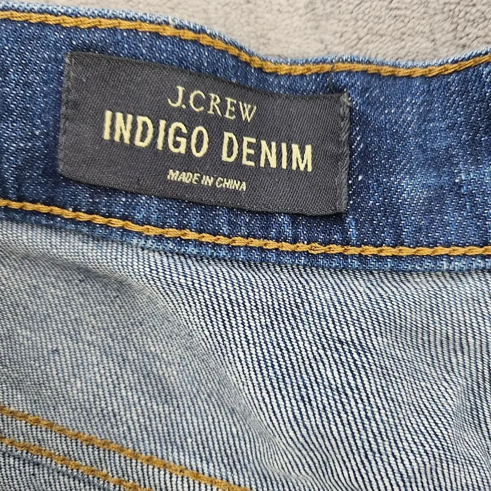J Crew Indigo Denim Shorts Women’s Cutoff Pockets Raw Hem 31 - Picture 4 of 4